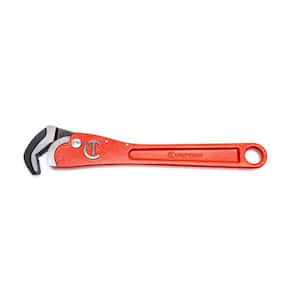Quick Release 180 Degree Swivel Head Adjustable One-hand Pipe Wrench MAXPOWER Self-adjusting Pipe Wrench 12 inch 