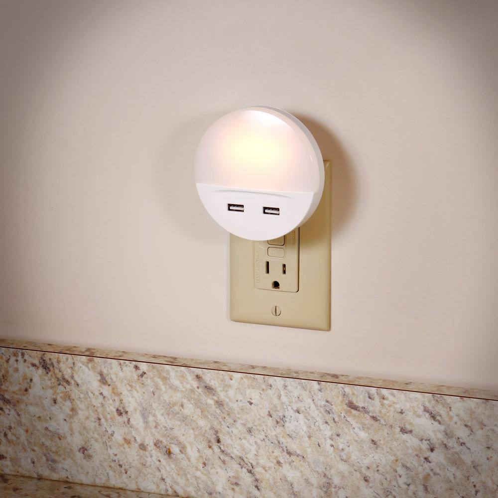 Buy Dual USB Dusk to Dawn LED Night Light Online at Lowest Price in