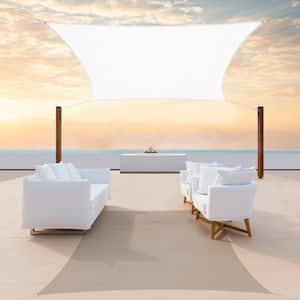 190 GSM Rectangle Sun Shade Sail Screen Canopy, Outdoor Patio and Pergola Cover