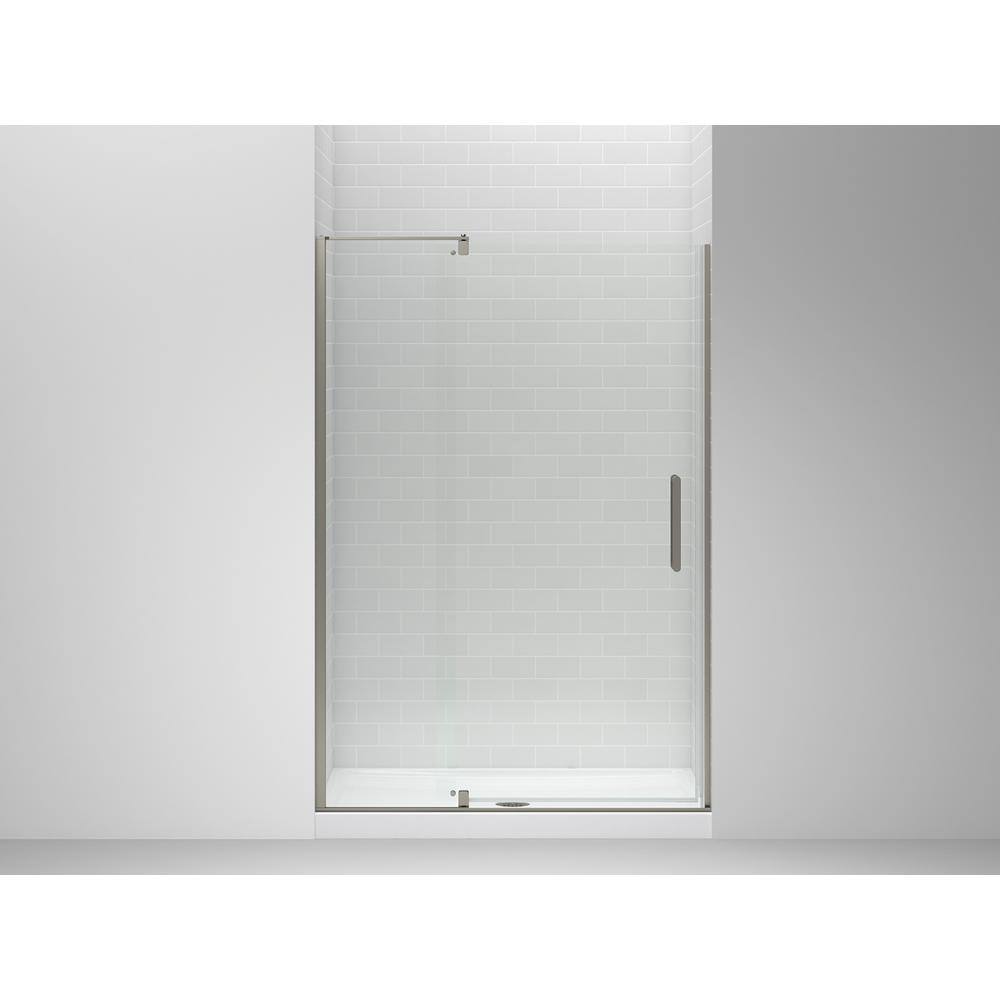 KOHLER Echelon 48 in. x 70 in. Frameless Pivot Shower Door in Anodized