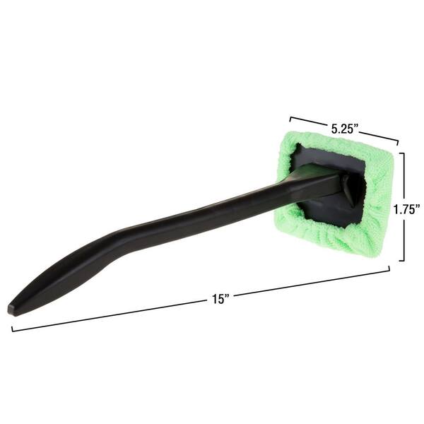 Stalwart Windshield Cleaner Tool with Microfiber Cloth W600037 - The Home  Depot