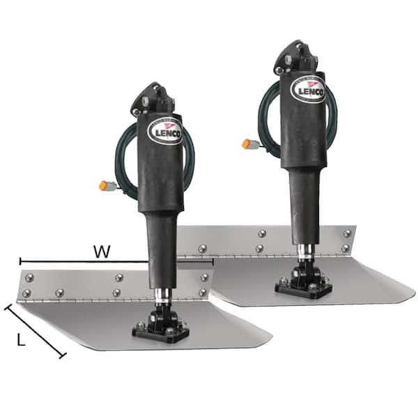 LENCO 12 in. x 12 in. Trim Tab Kit Without Switch