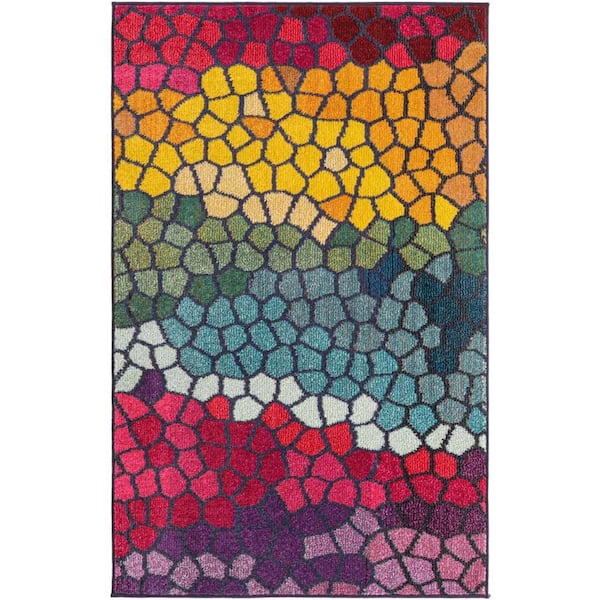 Unique Loom Estrella Madrid Multi 3' 3 x 5' 3 Area Rug