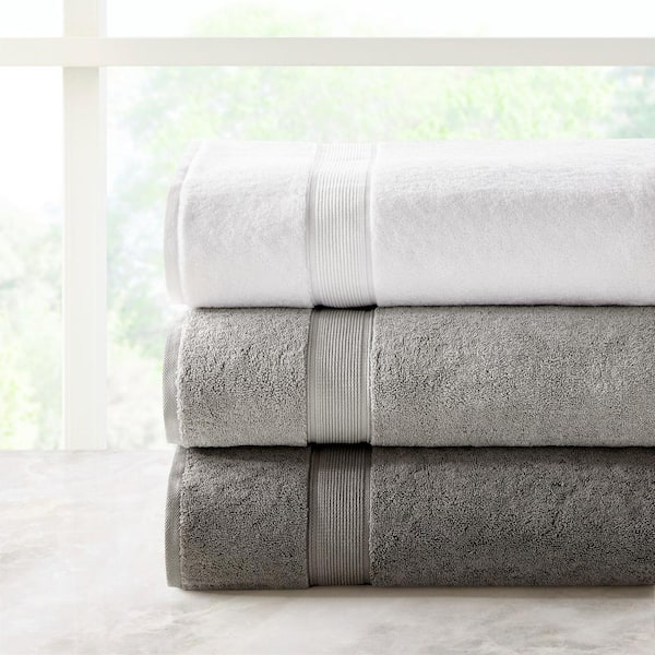 Shop 800GSM 30 Bath Towel Silver, Bath Linens