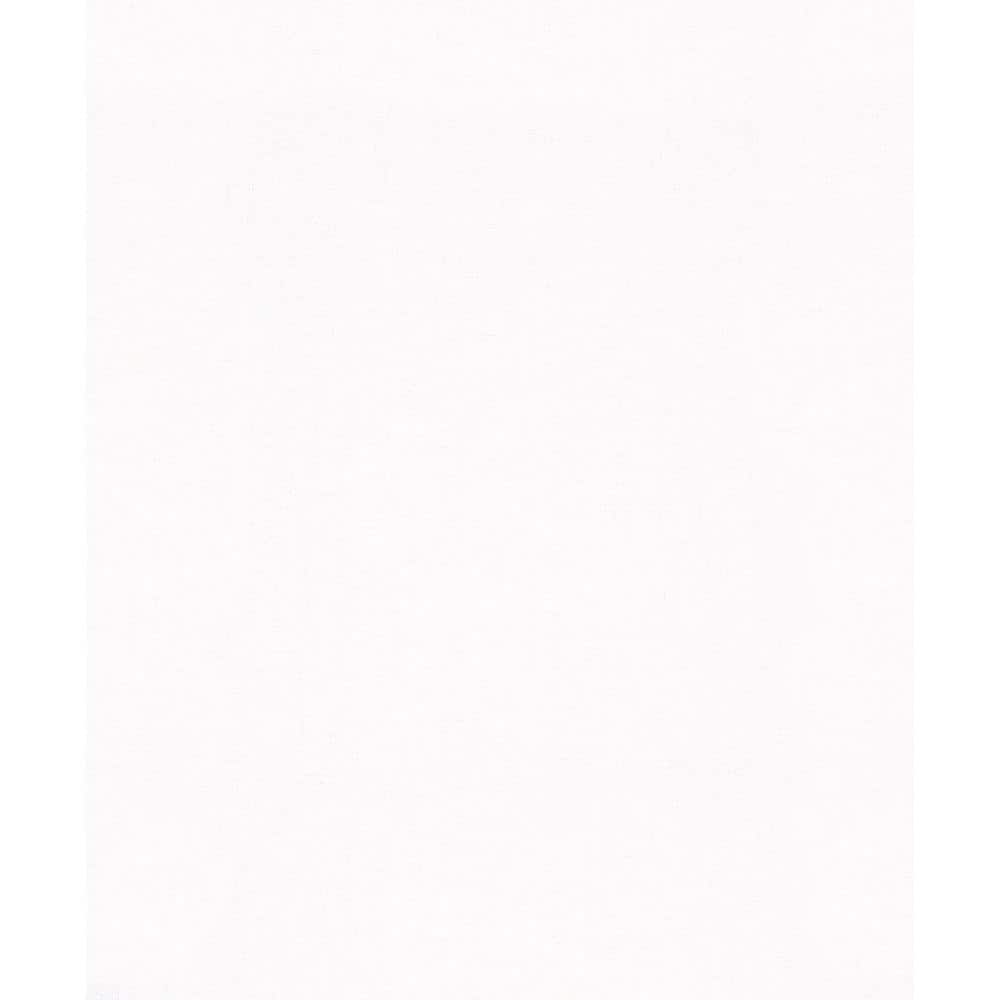 Flora Collection White Plain Linen Effect Shimmer Finish Non-Pasted Vinyl o