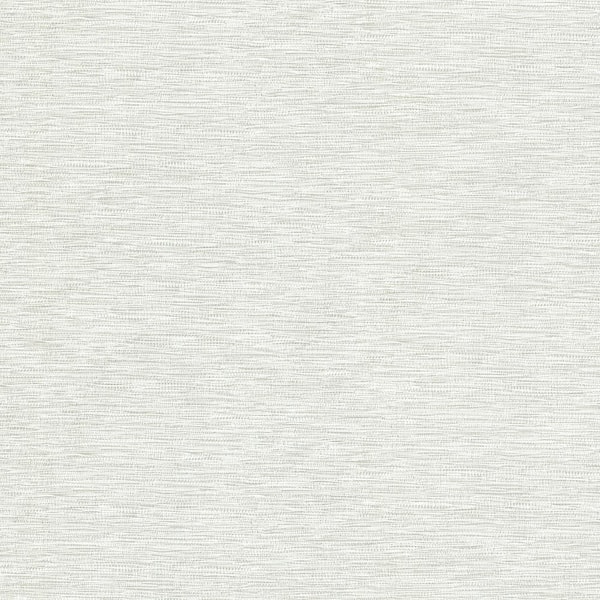 Warner San Paulo Light Grey Horizontal Weave Light Grey Wallpaper Sample