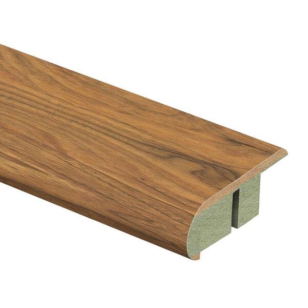 Zamma Alexandria Walnut 3/4 in. Thick x 2-1/8 in. Wide x 94 in. Length Laminate Stair Nose Molding