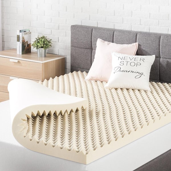 best price mattress 3 in. Twin Egg Crate Memory Foam Mattress Topper with Copper Infusion
