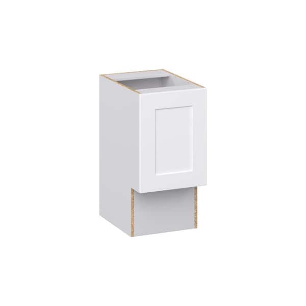 J COLLECTION Roseland 15 in. W x 21 in. D x 30 in. H Assembled Shaker Accessible ADA Bath Base Kitchen Cabinet in Warm White