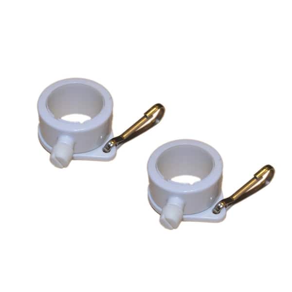 Plastic Flag Rings Valley Forge Flag 1 in. Dia White Plastic Flagpole Mounting Rings 28219 ...