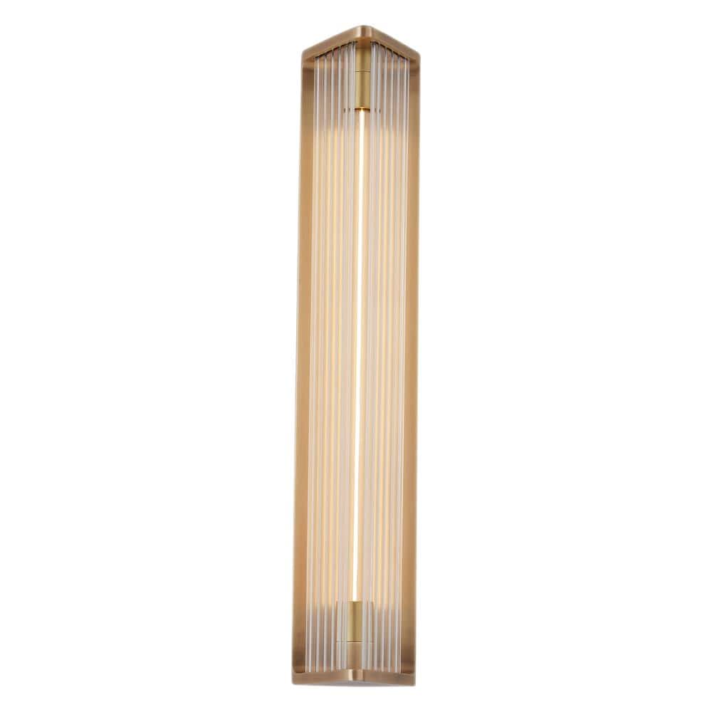 Sabre 22" Vintage Brass LED Vanity Bath Bar Light