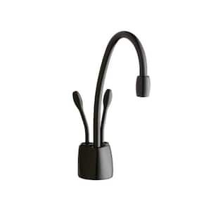 Indulge Contemporary Series 2-Handle 8.4 in. Faucet for Instant Hot and Cold Water Dispenser in Matte Black