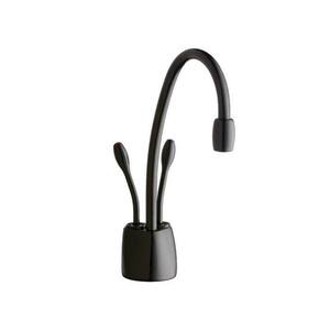 Indulge Contemporary Series 2-Handle 8.4 in. Faucet for Instant Hot & Cold Water Dispenser in Matte Black