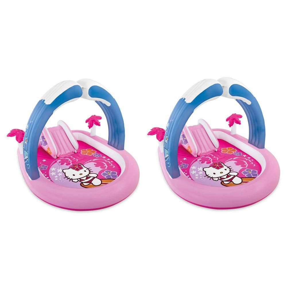 UPC 842372194891 product image for Intex Hello Kitty Play Center 83 in. x 47.5 in. D Round Inflatable Kiddie Playse | upcitemdb.com