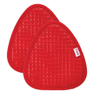 Red Waffle Silicone Pot Holder (2-Pack)