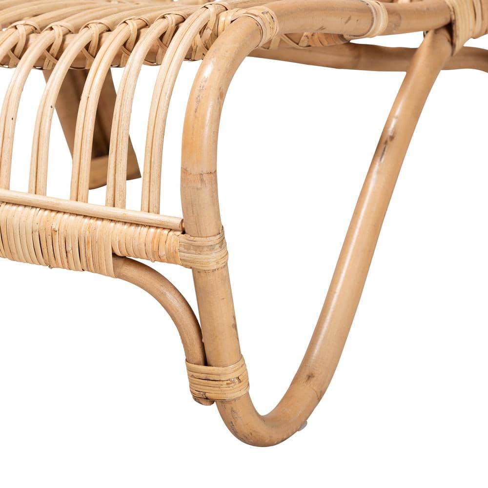 Alaya Natural Brown Handcrafted Rattan Accent Chair