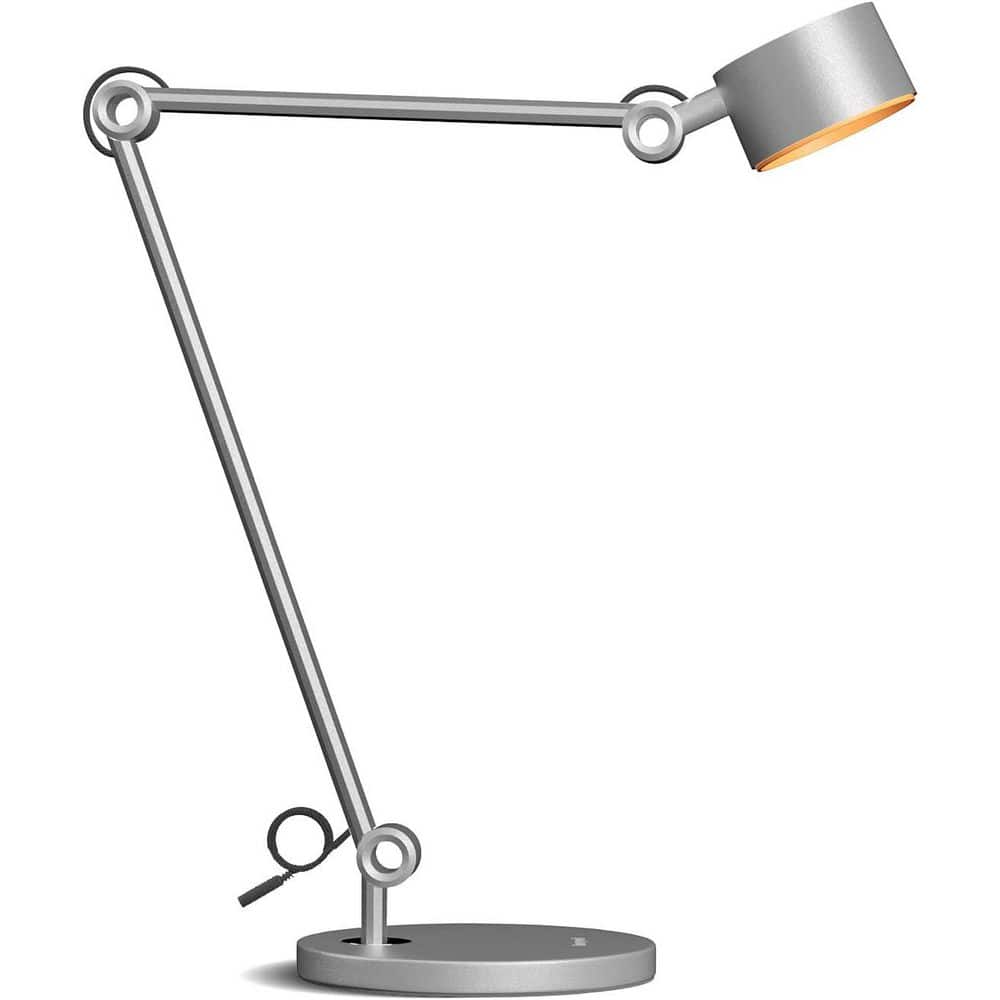 Sunturalux 14.7in Gray 4000K Dimmable Eye-Care Lamp, Metal Swing Arm-For Home Office, Craft, Reading price history on PriceWatchPro