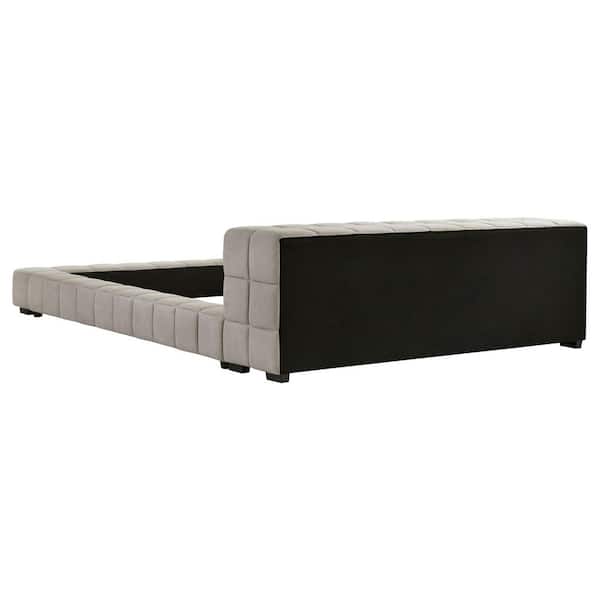 Coaster Trinity Brown Light Taupe Wood Frame Eastern King