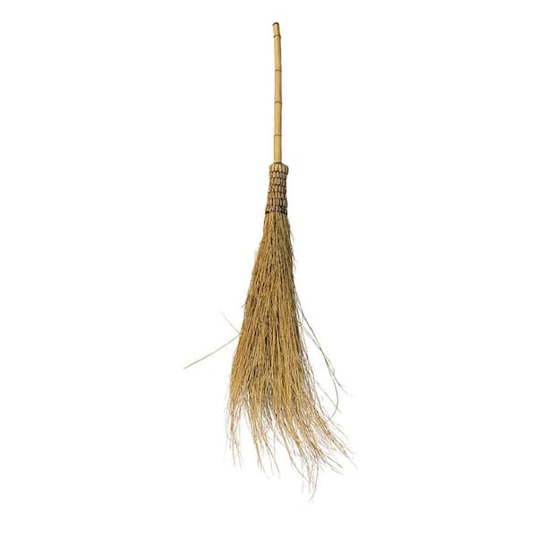 17 in. W Bamboo Indoor/Outdoor Broom