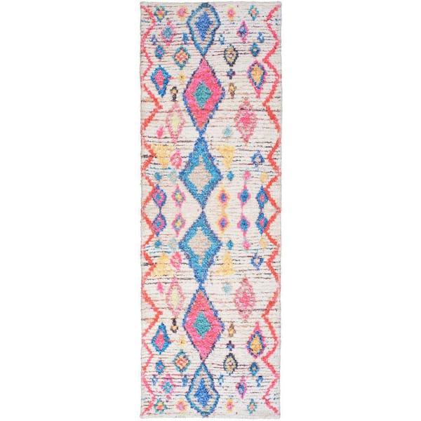 Nourison Rosedale Multicolor 2 ft. x 6 ft. Boho Tribal Kitchen Utility Contemporary Kitchen Runner Rug
