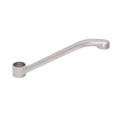 8 in. 2-Handle Kitchen Spout for Delta Faucets in Chrome