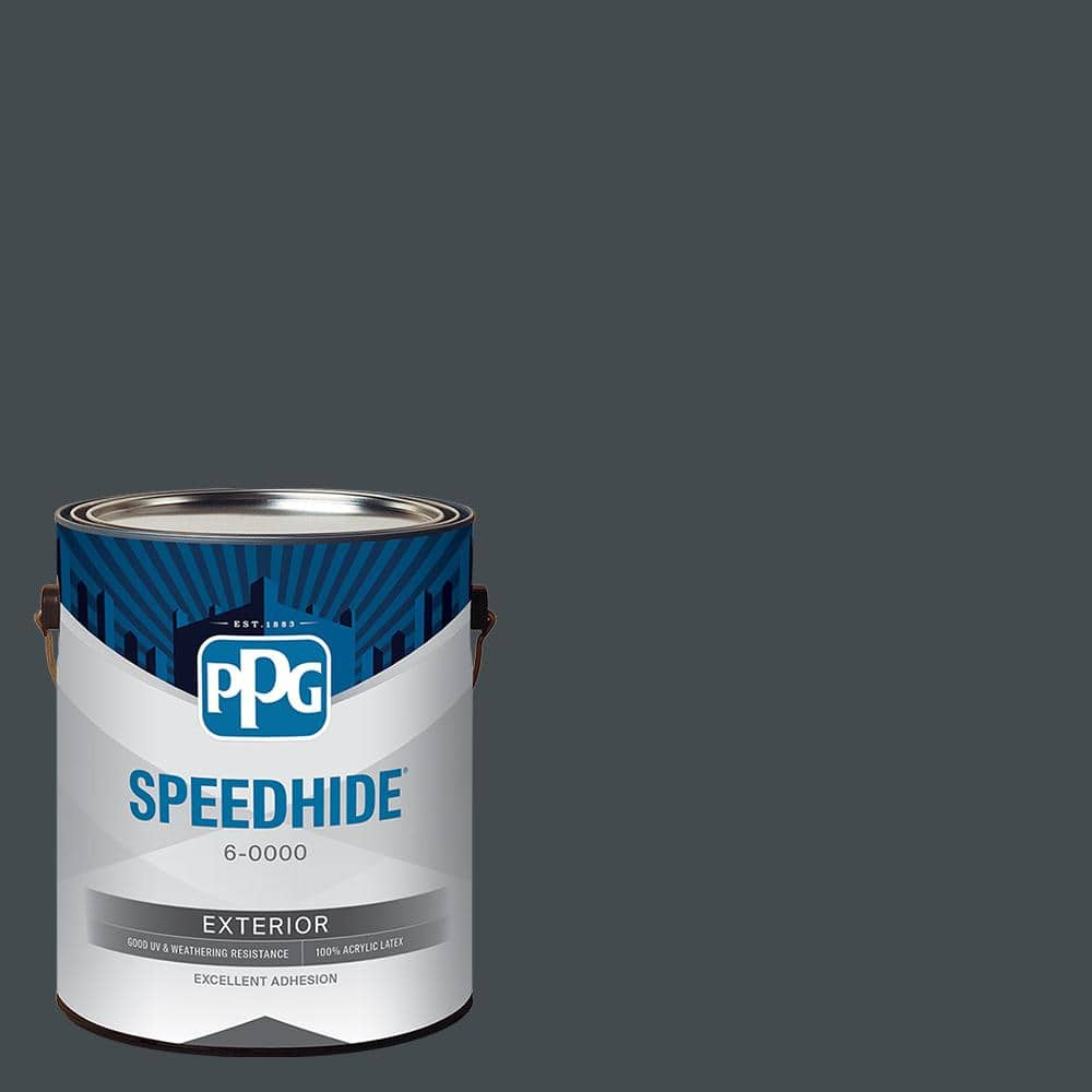 Reviews for SPEEDHIDE 1 gal. PPG1012-7 Black Forest Satin Exterior ...