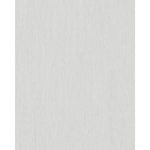 Silk Stripe Texture Grey Matte Finish Vinyl on Non-Woven Non-Pasted Wallpaper Roll