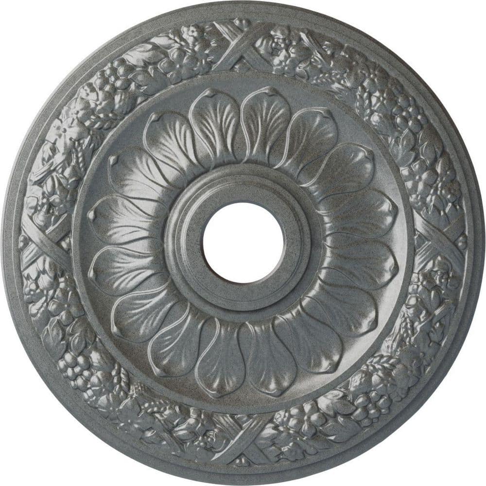 24 in. x 4 in. ID x 1-1/2 in. Swindon Urethane Ceiling Medallion (Fits Canopies upto 6-1/8 in.), Platinum price history on PriceWatchPro