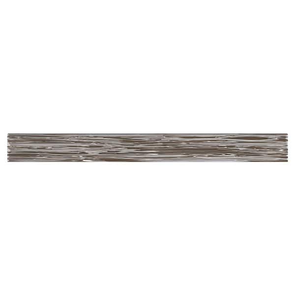Wisdom Stone River 7-9/16 in. (192 mm) Center-to-Center Polished Chrome Cabinet Bar Pull