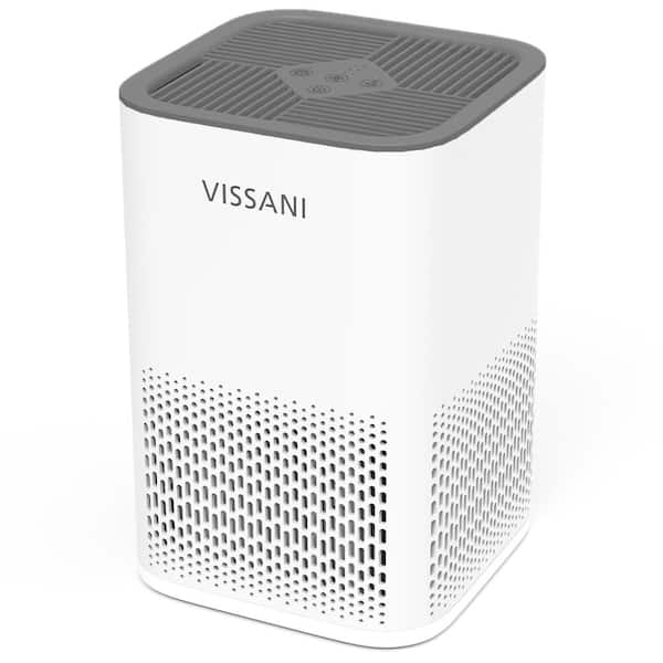 Vissani HEPA 3-Stage Air Purifier for Small Room (97 sq. ft.) in White