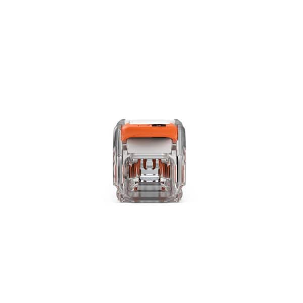 Wago Compact Splicing Connector, 2-Conductor, AWG, Orange, 10 Pack (Wago 221-412/996-010)