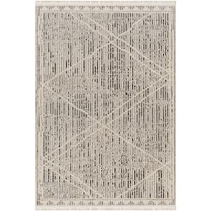 Berlin Black/Gray 8 ft. x 10 ft. Graphic Indoor Area Rug