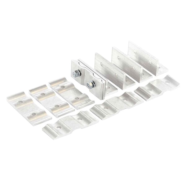Aluminum Hurricane Brackets for 6 in. Endura-Aluminum Fluted Square Columns