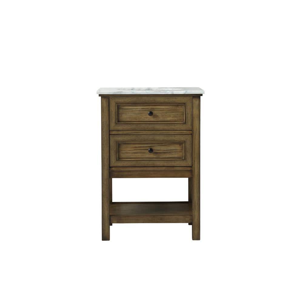 Timeless Home 24 in. W x 22 in. D x 34 in. H Single Bathroom Vanity in Drif