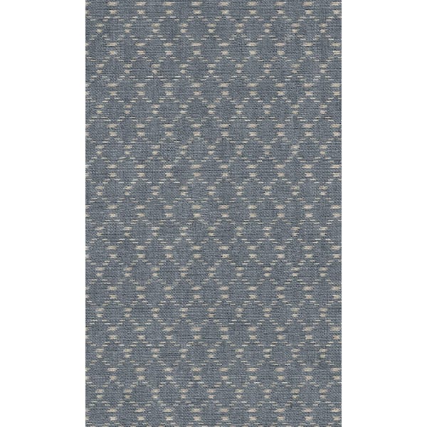 Walls Republic Geometrics Diamond Blue Non-Woven Paste the Wall Textured Wallpaper 57 sq. ft.
