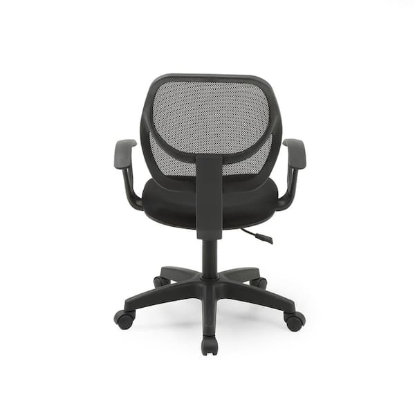 HODEDAH Black Mesh Mid Back Office Chair HI-5006 Black - The Home