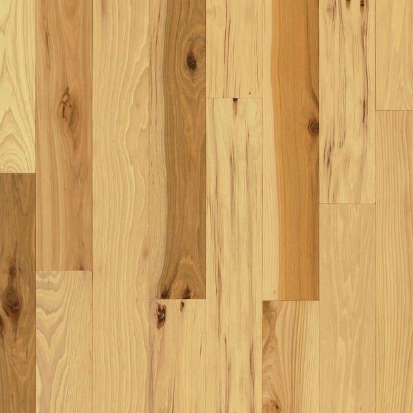 Bruce Plano Natural Hickory .75 in. Thick x 5 in. Width x Random Length Solid Hardwood Flooring (23.5 sqft per case)