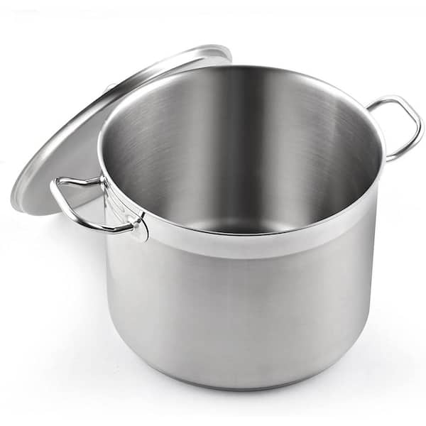 Cooks Standard Professional Grade 20 qt. Stainless Steel Stock Pot with Lid
