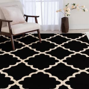 Stratford Lucette Ebony/Birch 7 ft. x 11 ft. Area Rug