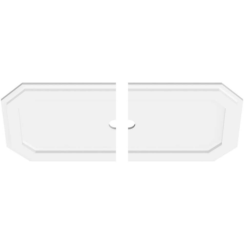 32" x 16" White PVC Contemporary Ceiling Medallion