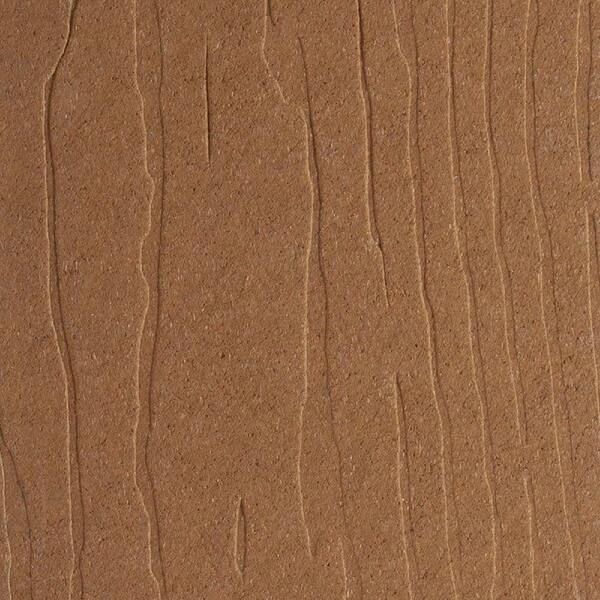 MoistureShield Vantage 1 in. x 5-3/8 in. x 1/4 ft. Rustic Cedar Composite Decking Board Sample