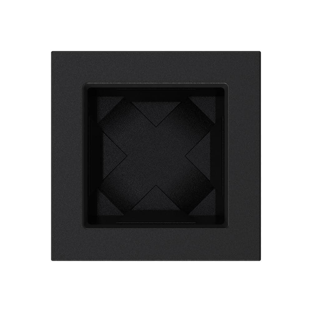 Black 28" Polyethylene Tall Outdoor Planter