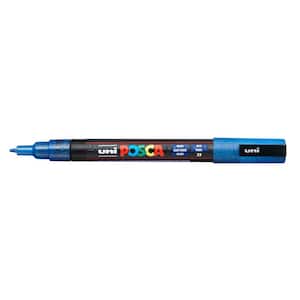 PC-3M Fine Bullet Paint Marker, Glitter Blue