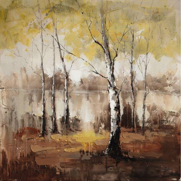 Yosemite Home Decor 48 in. x 48 in. Autumn Mist I