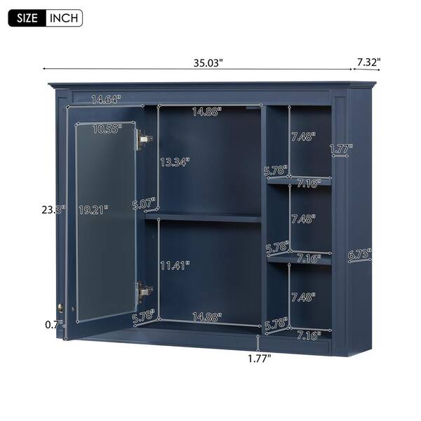 置物 larimar117 SEGMART 3-Drawer Wide Dresser, Durable MDF Wood, Oak, 26'' x