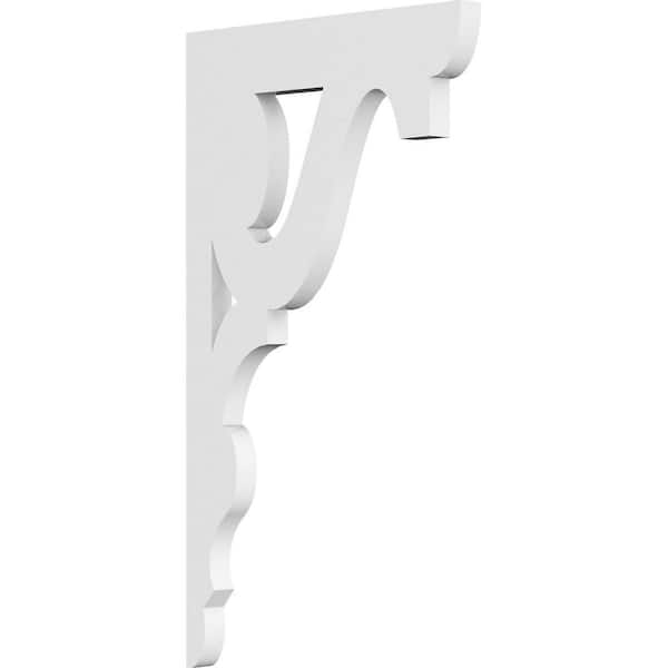 Ekena Millwork 5/8 in. W x 14 in. H x 8 in. D PVC Robin Bracket