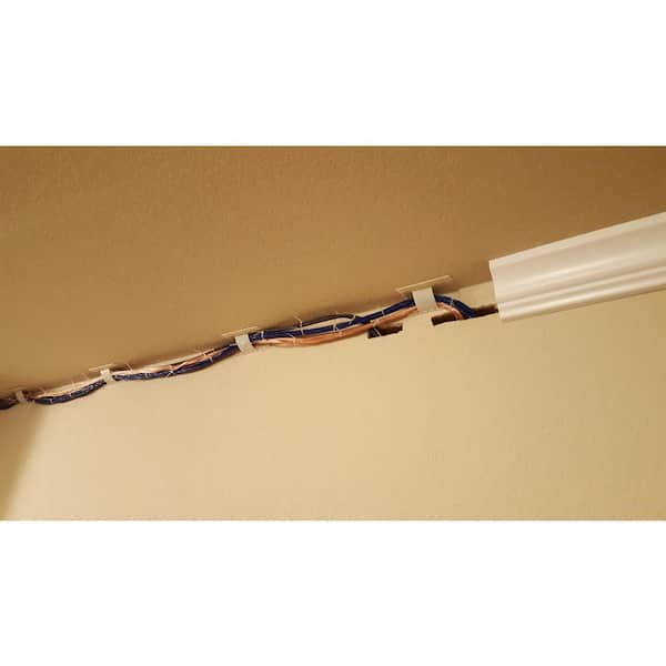 How to Install Crown Molding and Hide Voice and Data Cables- Raceway 