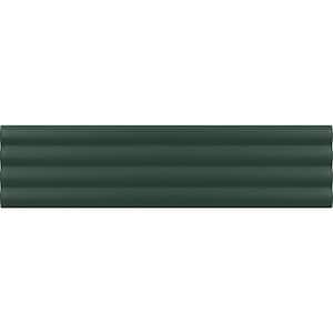Arte Green 1.97 in. x 7.87 in. Matte Ceramic Subway Deco Wall and Floor Tile (4.1 sq. ft./case) (38-pack)