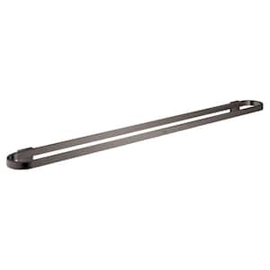 Selection 32 in. Wall Mounted Towel Bar in Hard Graphite