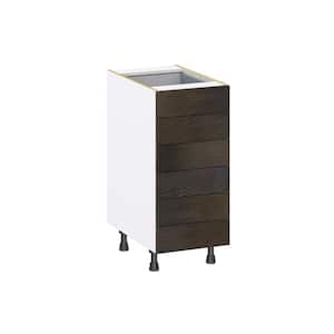 Georgetown 15 in. W x 24 in. D x 34.5 in. H Assembled Drawer Base Kitchen Cabinet in Chestnut with 6-Drawers